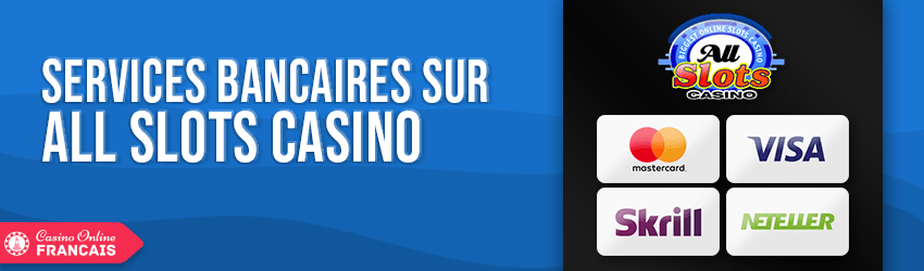 banking options all slots casino