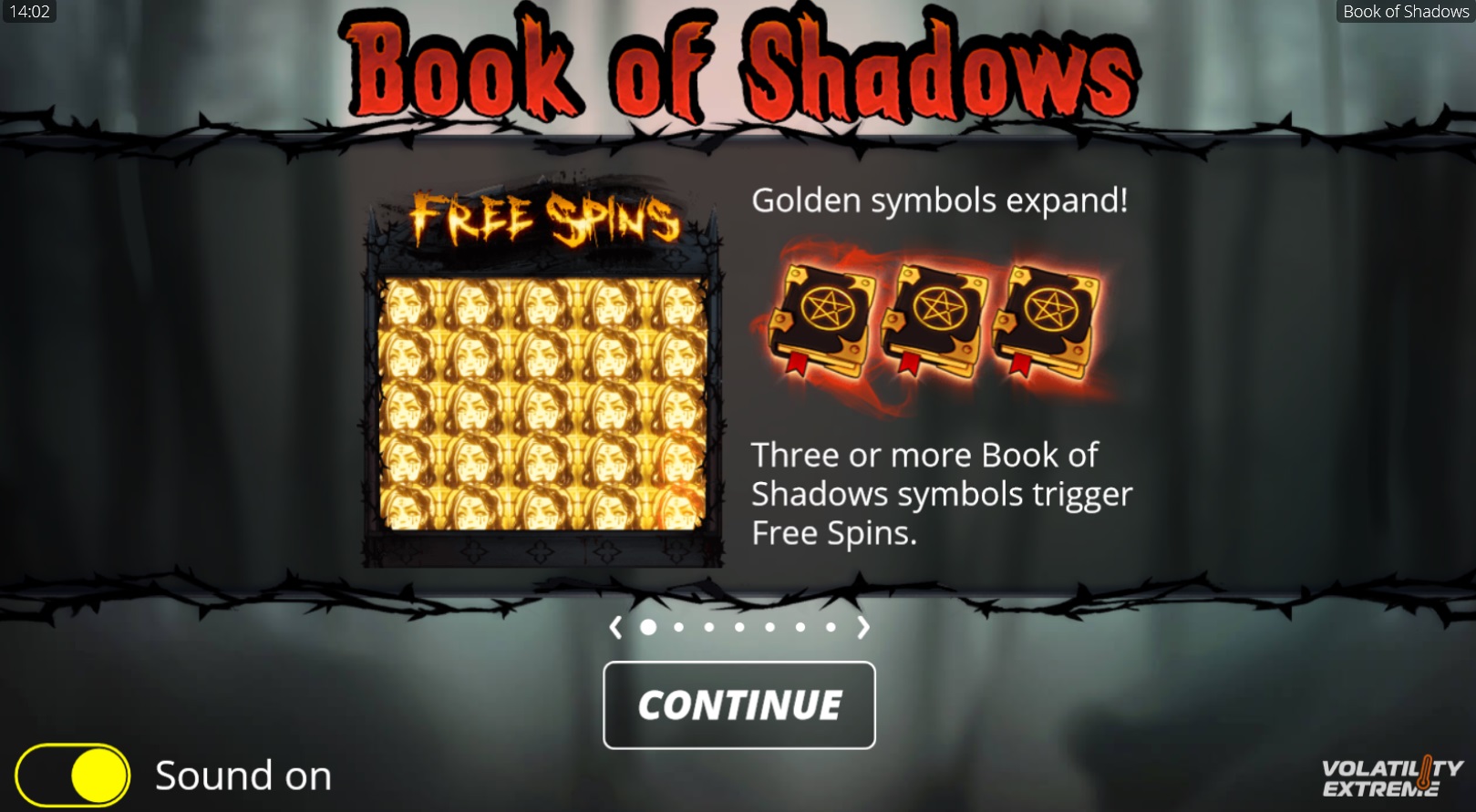 Book of Shadows game