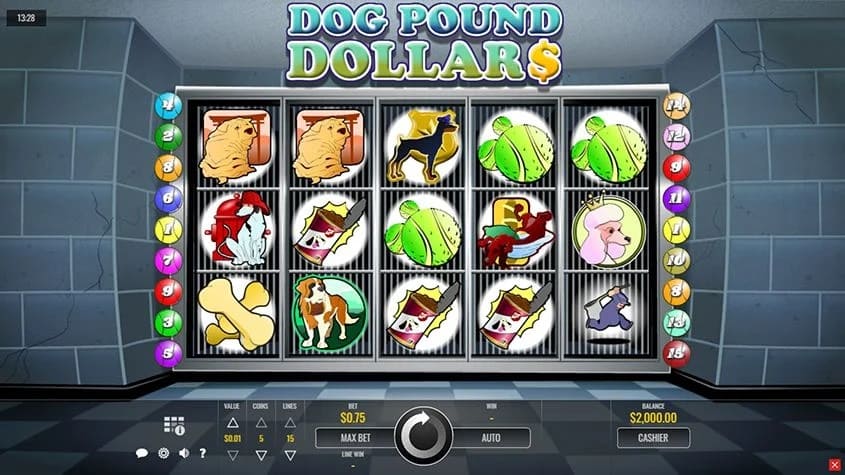Dog Pound Dollars Slot Machine