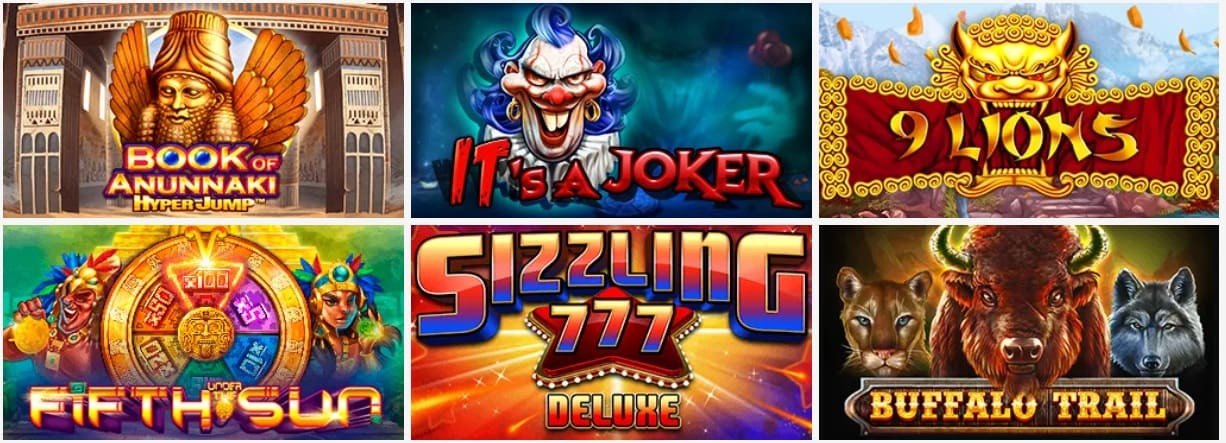 PlayAmoCasino Slot Machines