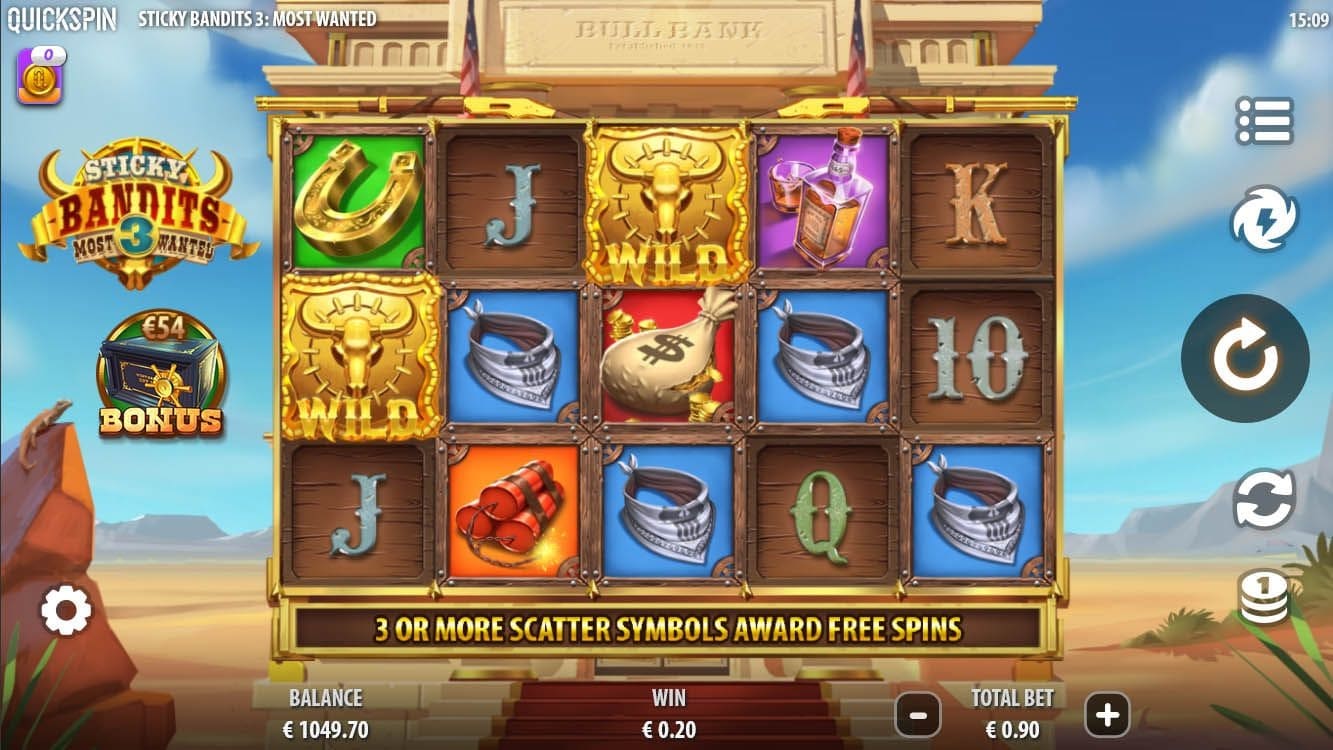 Review of the Sticky Bandits slot machine