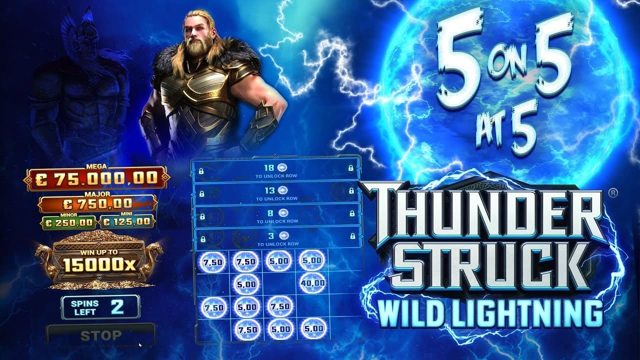 Thunderstruck Wild Lightning Slot Machine