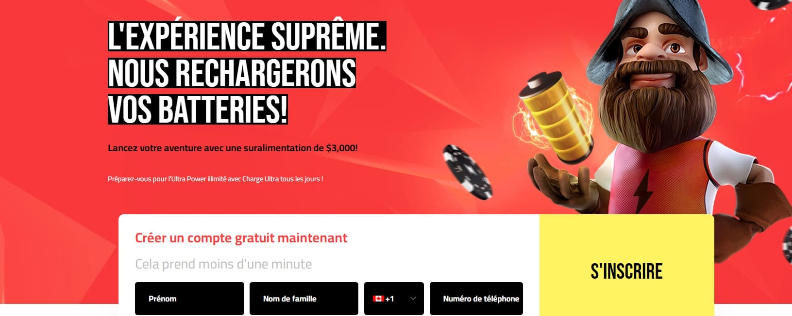 UltraCasino Registration