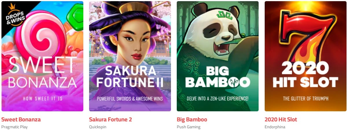 UltraCasino popular games