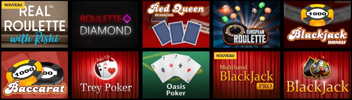 Zet Casino Board games